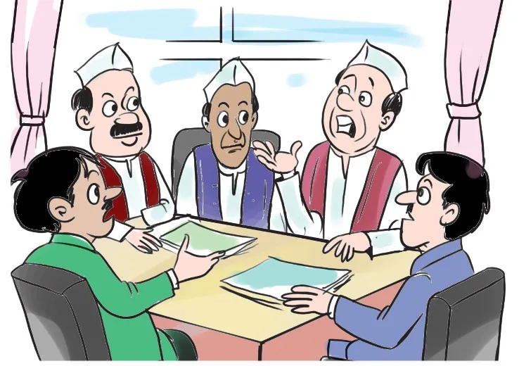 चकबंदी हेतु मा० मंत्री जी के साथ दूसरी बैठक